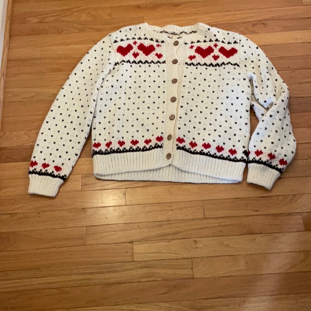 vintage hand knit sweater